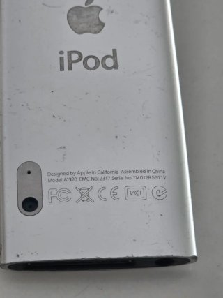 Apple iPod Nano 5ª Gen A1320 Plata