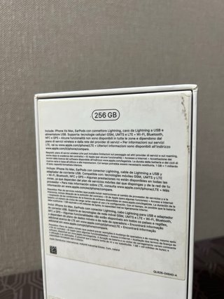 iPhone XS Max 256GB Gris Espacial + Caja