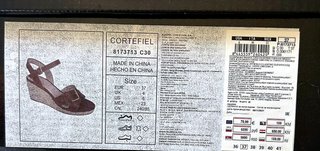 Sandalias Cortefiel cuña esparto SIN ESTRENAR