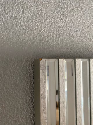 Espejo decorativo plateado
