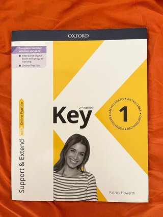 Pack libros Inglés Key 2nd Edition 1° Bachillerato