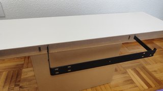 Estante Blanco 80cm con Soporte Oculto