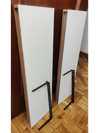 Estante Blanco 80cm con Soporte Oculto