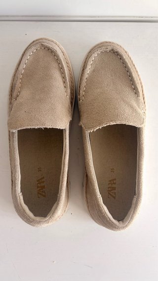 Mocasines Zara niño beige