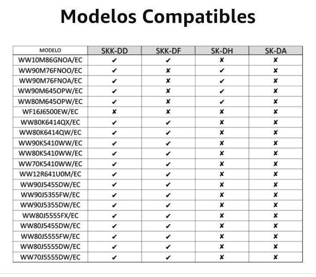 SAMSUNG-Kit de apilamiento Lavadora