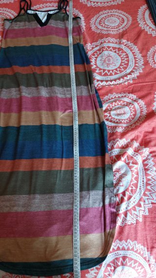 Vestito lungo estivo donna multicolor