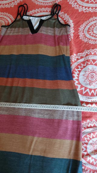 Vestito lungo estivo donna multicolor