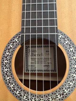 Guitarra Clásica Madera Joan Alberich