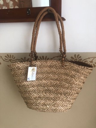 Bolso Capazo de mimbre artesanal