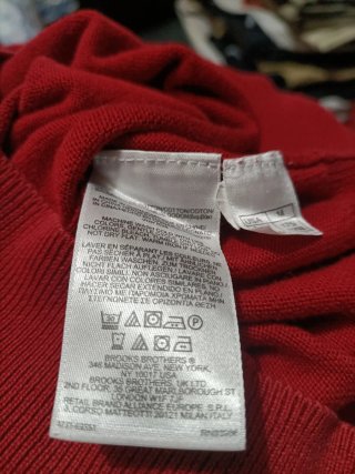Jersey Brooks Brothers Hombre Talla M Rojo