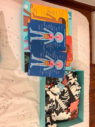 Puzzle Janod Cuerpo Humano 4 Piezas