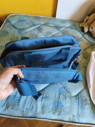 Bolso Maletín Samsonite Azul Oscuro