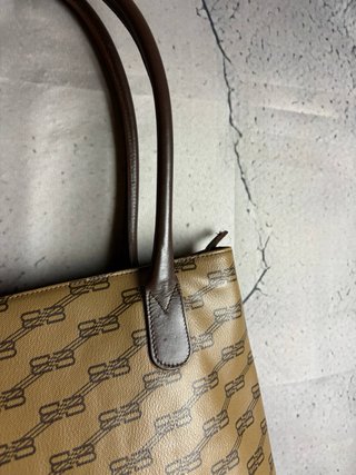 Borsa Balenciaga Monogram Beige e Marrone