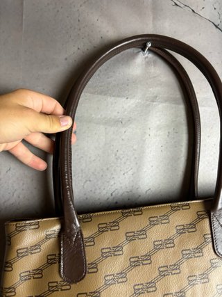Borsa Balenciaga Monogram Beige e Marrone