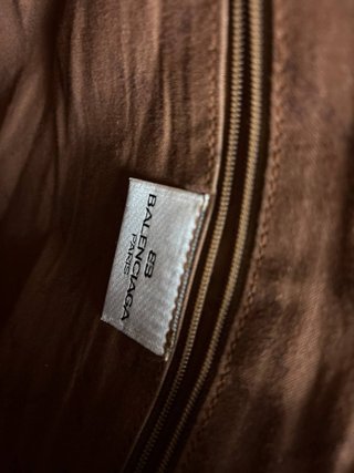 Borsa Balenciaga Monogram Beige e Marrone