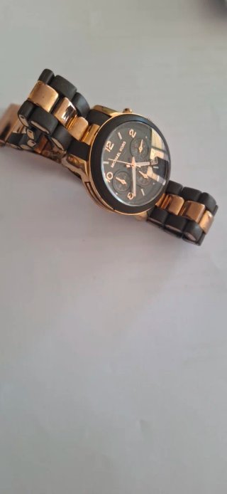 Michael Kors MK5658 Runway Cronógrafo Negro/Dorado