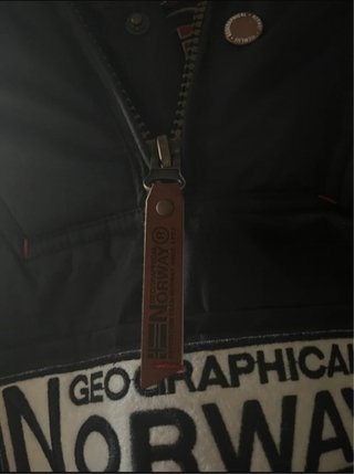 Chaqueta Geographical Norway Negra Multicolor