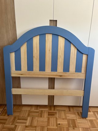 Cabecero cama infantil madera 90cm