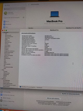 MacBook Pro 13” 2017 i7 / 16GB / 512GB
