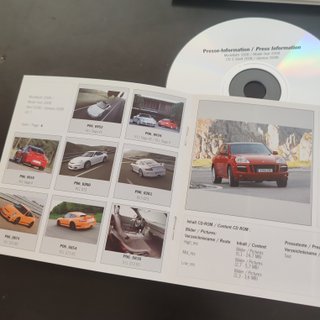 Porsche Geneva 2008 Press Info 2 CDs