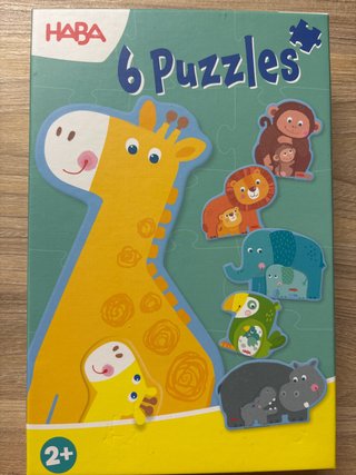 HABA 6 Puzzles Animales 2+ Años