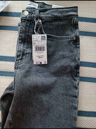 Pantalón vaquero gris Talla 36