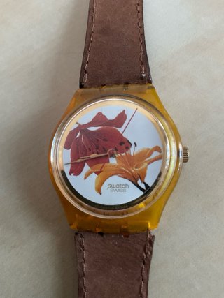 Orologio Swatch Fiori gialli/rossi Vintage