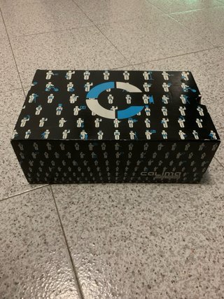 Zapatos de seguridad Calima negros y rojos