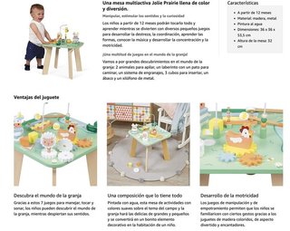 Mesa Multiactividades Aprendizaje · A estrenar