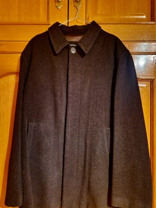 Abrigo Borgoña Cierre Botones Talla 2XL