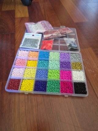 Set de abalorios multicolor 2 kg - bisutería