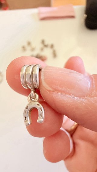Pandora Charm Herradura colgante Plata 925 maciza