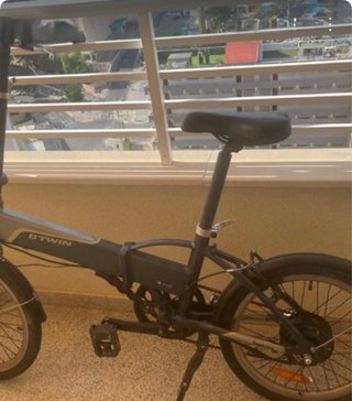 Bicicleta Btwin Eléctrica Plegable