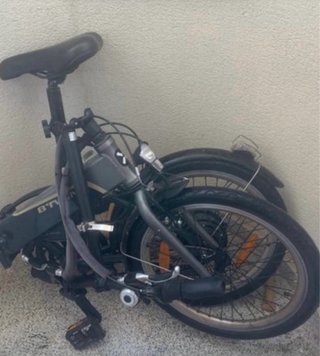 Bicicleta Btwin Eléctrica Plegable