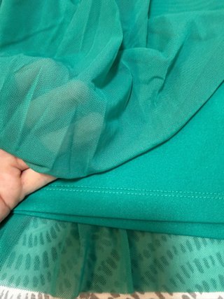 Vestido de fiesta verde