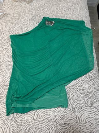 Vestido de fiesta verde
