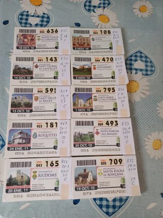 Cromos pueblos Catalunya