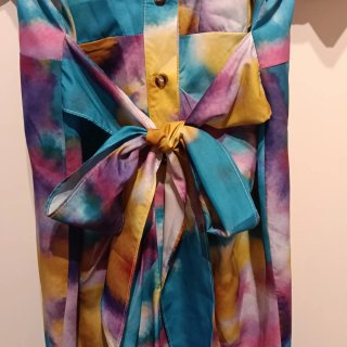 Vestido largo mujer.Talla M.Tie dye