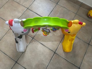 Gimnasio Bebé Fisher-Price Jirafa y Cebra con 5 bo