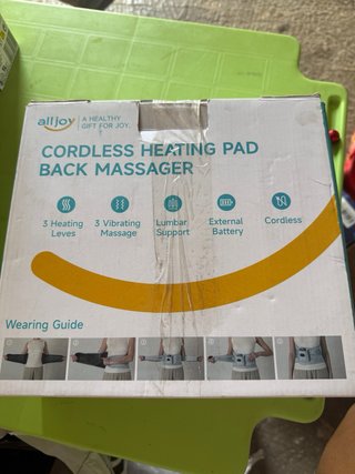 Faja Lumbar Calefactora Inalámbrica Alljoy
