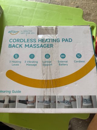 Faja Lumbar Calefactora Inalámbrica Alljoy