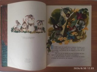 Lote 6 cuentos infantiles vintage Disney Hanna-Bar
