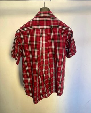 Camicia Burberrys Nova Check Rossa Uomo Vintage