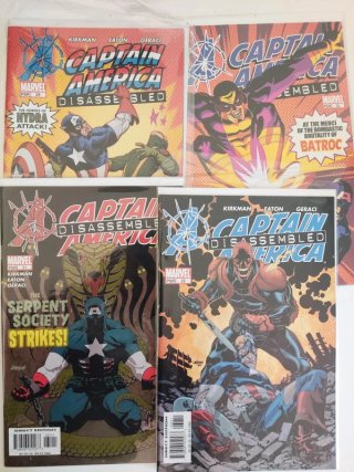 Lote 4 Comics Captain America 2005