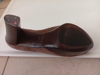 Scarpe donna in camoscio marrone