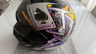 Casco Moto Adulto Diseño poker