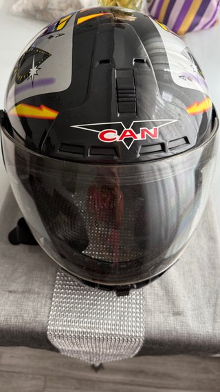 Casco Moto Adulto Diseño poker