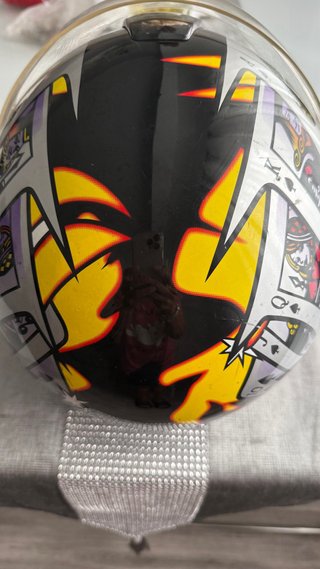 Casco Moto Adulto Diseño poker