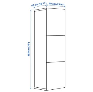Vitrina Bestå Ikea Madera y Cristal