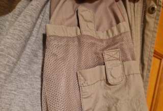 Cazadora multibolsillos beige Talla XXL